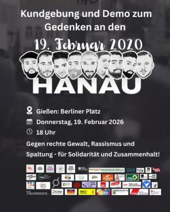 Kundgebung Gedenken Hanau