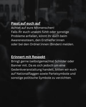 Passt auf euch auf